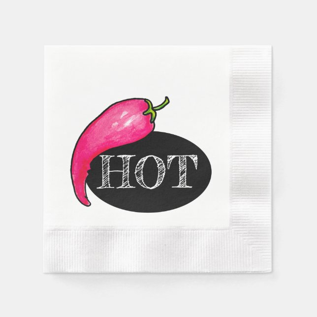 Chilli pepper napkin (Front)