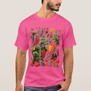 Chilli Pepper Plants Chillis Garden Spicy Pepper T-Shirt