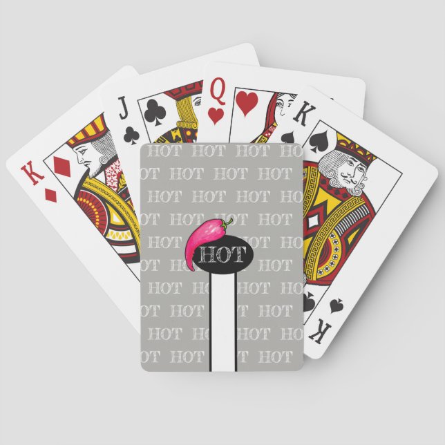 Chilli pepper playing cards (Back)