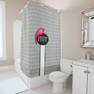 Chilli pepper shower curtain