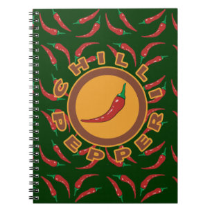 chilli pepper. spice notebook