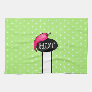 Chilli pepper tea towel