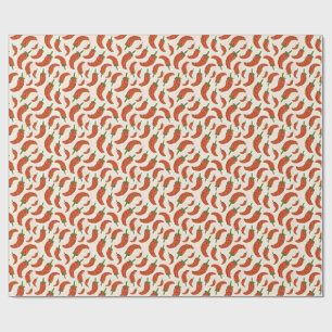 Chilli Pepper Watercolor Gift Wrap