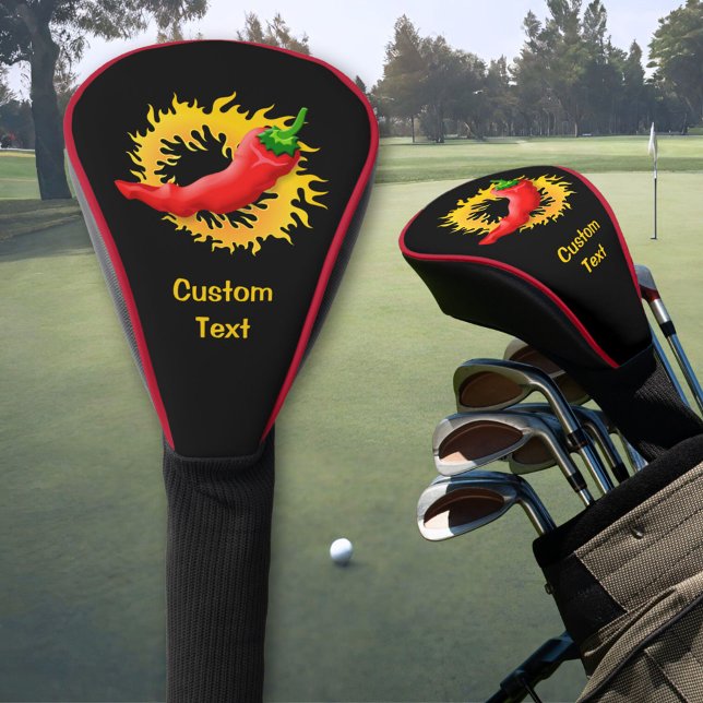 Chilli Pepper with Flame Golf Head Cover (Creator Uploaded)