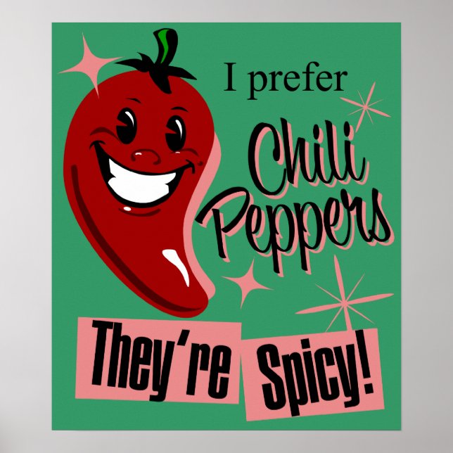 Chilli Peppers $24.95 Art Poster (Front)