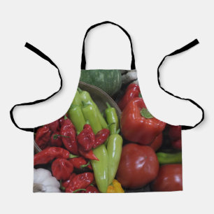 Chilli Peppers and Veggies Kids Apron