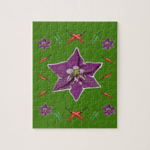 Chilli Peppers & Blossom Jigsaw Puzzle