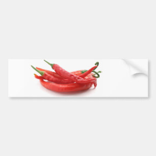 chilli peppers bumper sticker