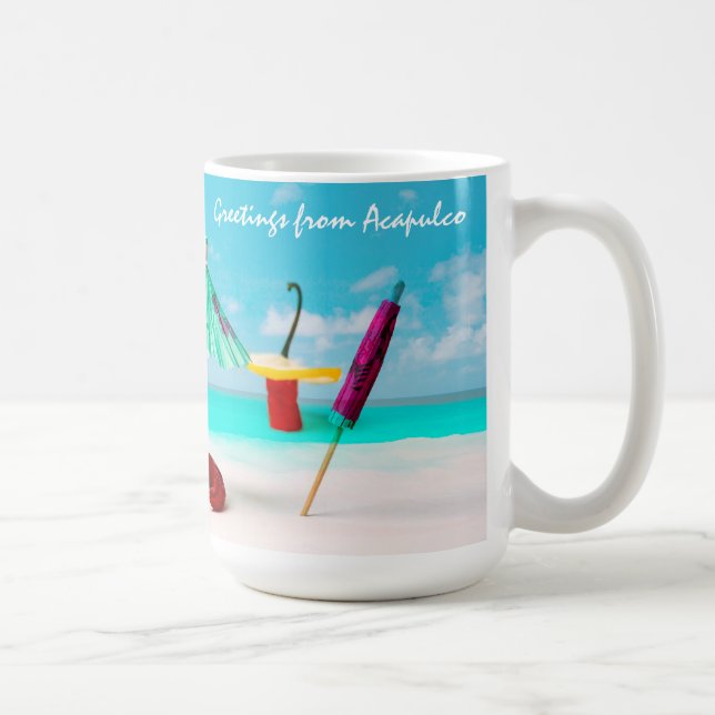 Chilli Peppers By The Sea funny Coffee Mug (Right)