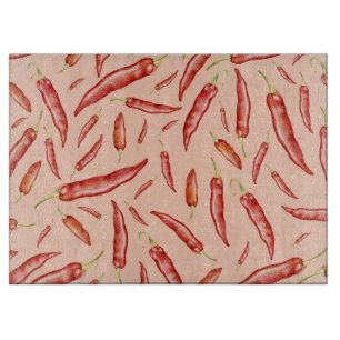 Chilli Peppers Cutting Board