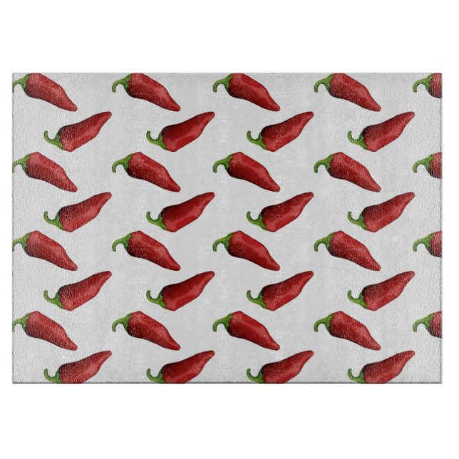 Chilli peppers cutting board (Front)