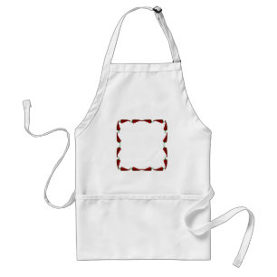 Chilli peppers end to end frame graphic standard apron
