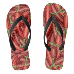 Chilli Peppers Flip Flops