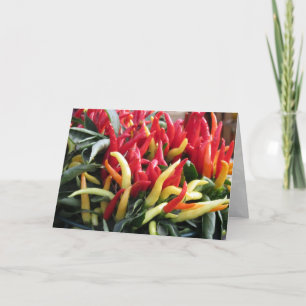 Chilli Peppers Greeting Card