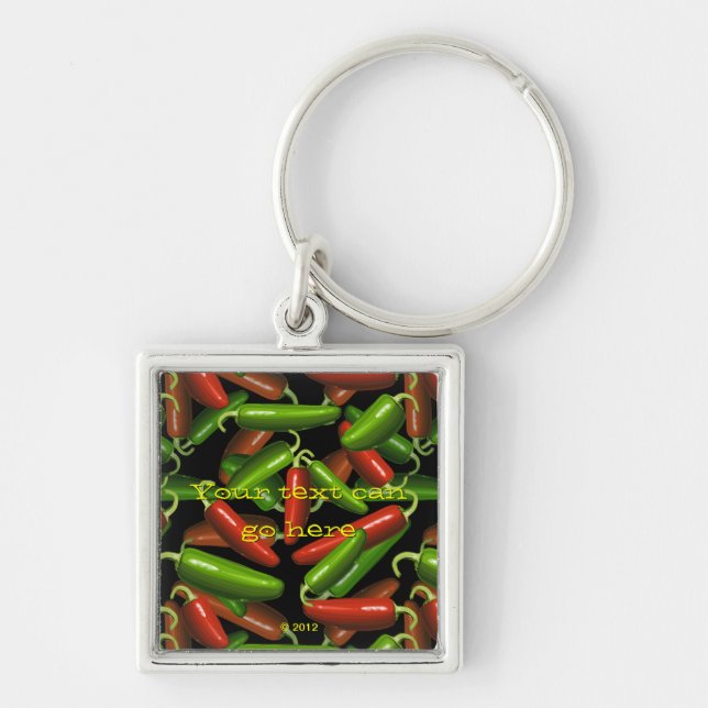 Chilli Peppers Key Ring (Front)