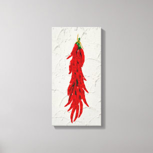 Chilli Peppers Kitchen Art Pannel Canvas Print