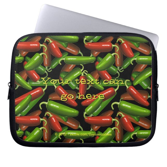 Chilli Peppers Laptop Sleeve (Front)