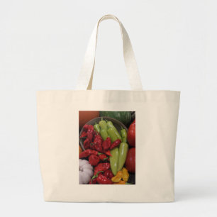 Chilli Peppers Large Tote Bag