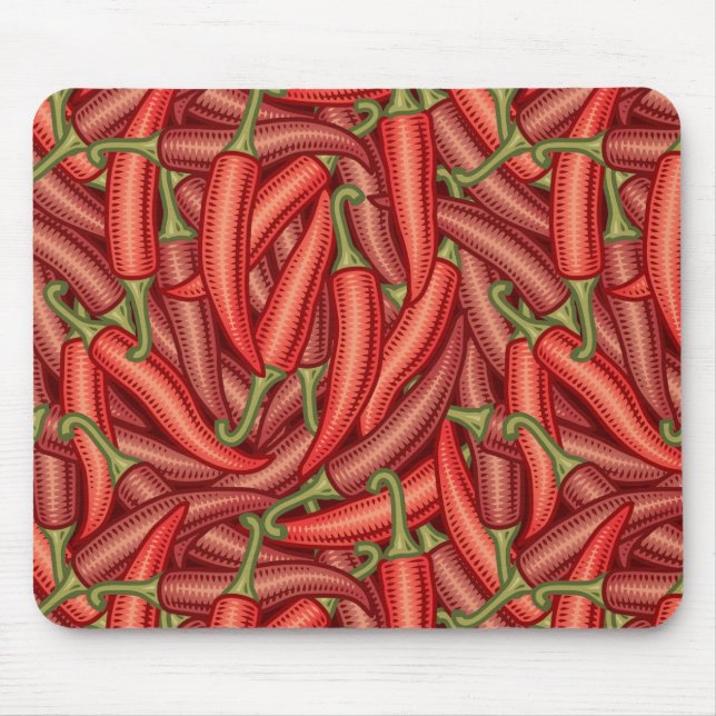 Chilli Peppers Mouse Mat (Front)