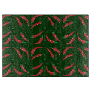 chilli peppers pattern cutting board