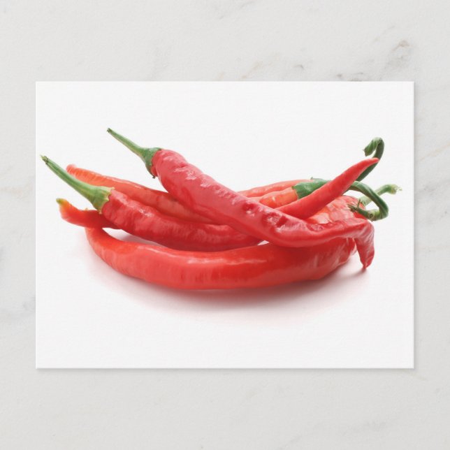 chilli peppers postcard (Front)