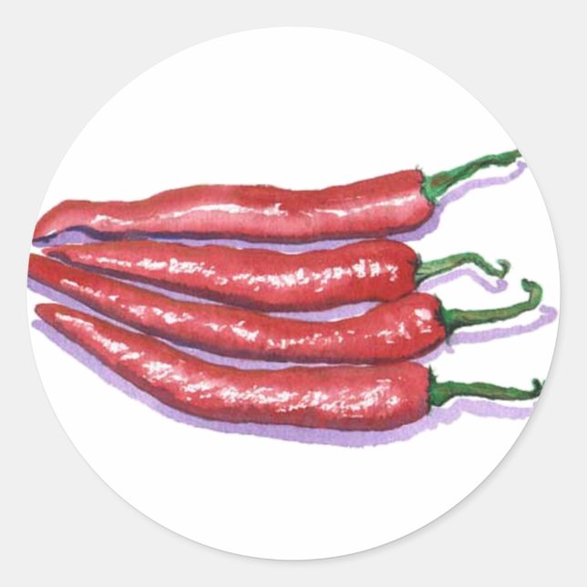 Chilli Peppers Stickers (Front)