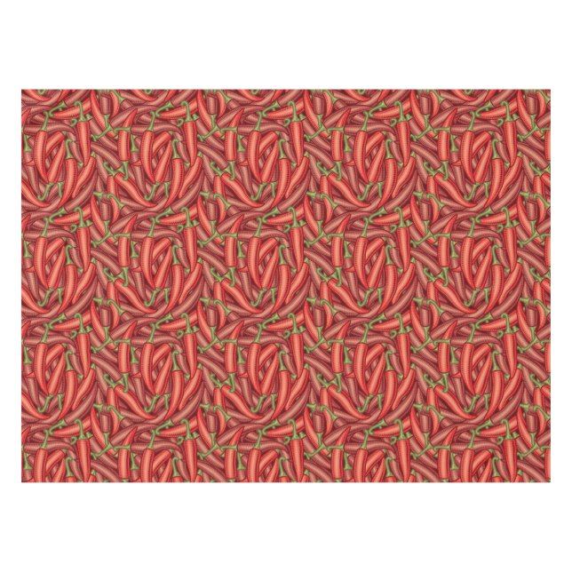 Chilli Peppers Tablecloth (Front (Horizontal))
