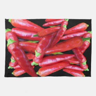 Chilli Peppers Tea Towel