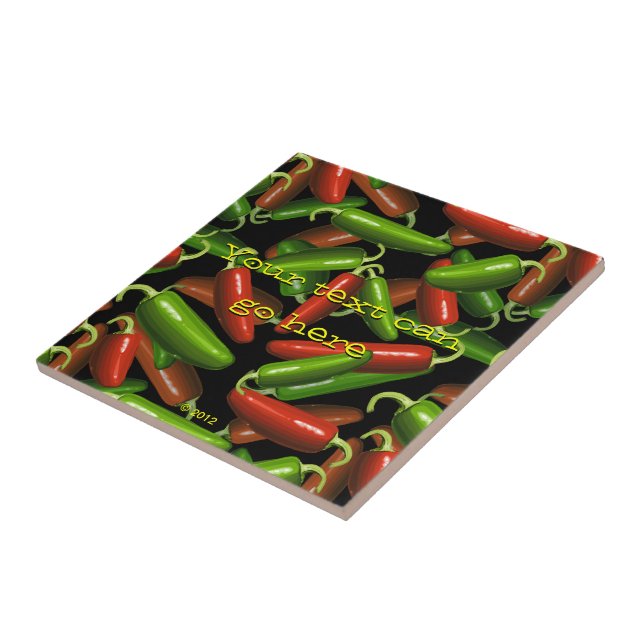 Chilli Peppers Tile (Side)
