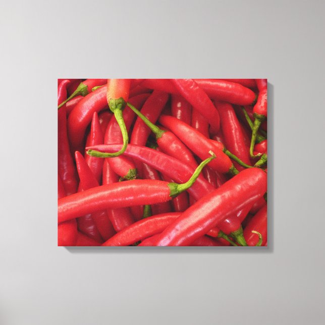 Chilli Peppers Wrapped Canvas (Front)