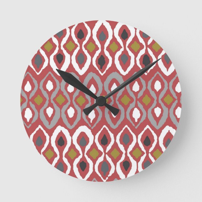 chilli pestle round clock (Front)