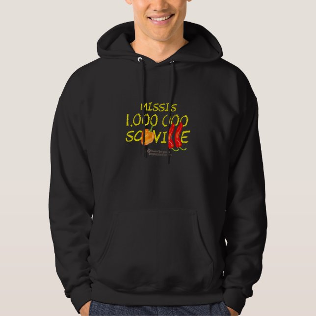 Chilli Quote Missis 1000 000 Scoville Habanero Chi Hoodie (Front)