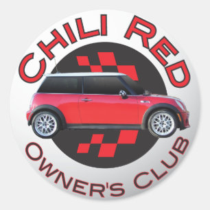 Chilli Red Owner's Club sticker