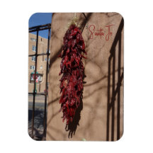 Chilli Ristras Santa Fe New Mexico Magnet