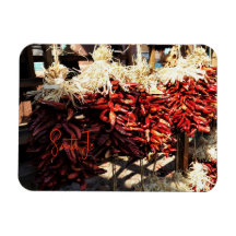 Chilli Ristras Santa Fe New Mexico Magnet