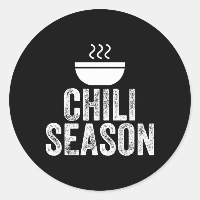Chilli Season Classic Round Sticker (Front)