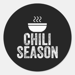 Chilli Season Classic Round Sticker