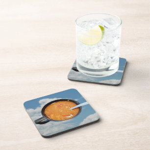 Chilli Soup Hard Plastic Coaster