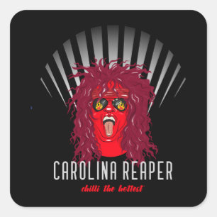 Chilli Square Sticker