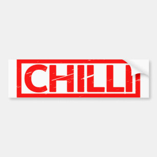 Chilli Stamp Bumper Sticker