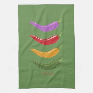 Chilli Thyme Tea Towel