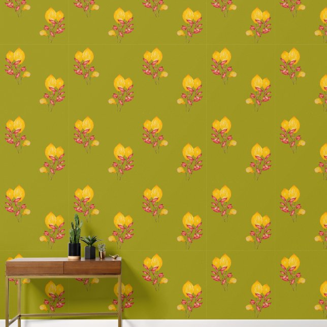 Chilli & Turmeric on a  Wallpaper (Hallway)