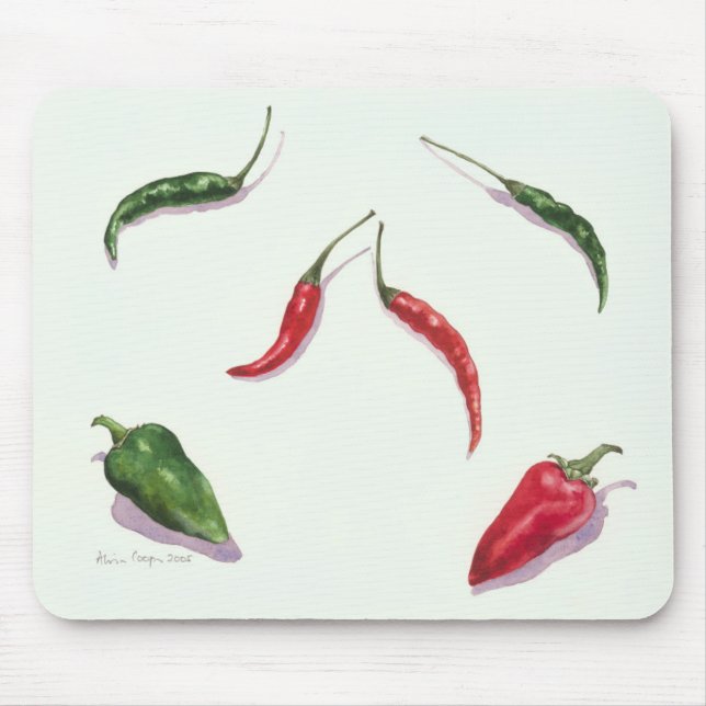 Chillies and Peppers 2005 Mouse Mat (Front)