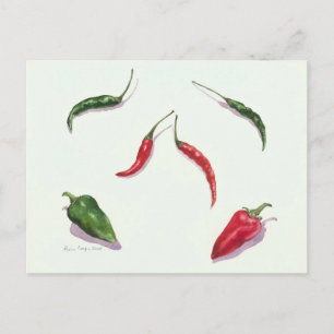 Chillies and Peppers 2005 Postcard