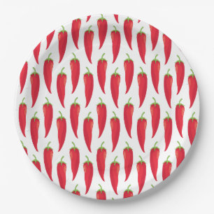 Chillies Paper Plate