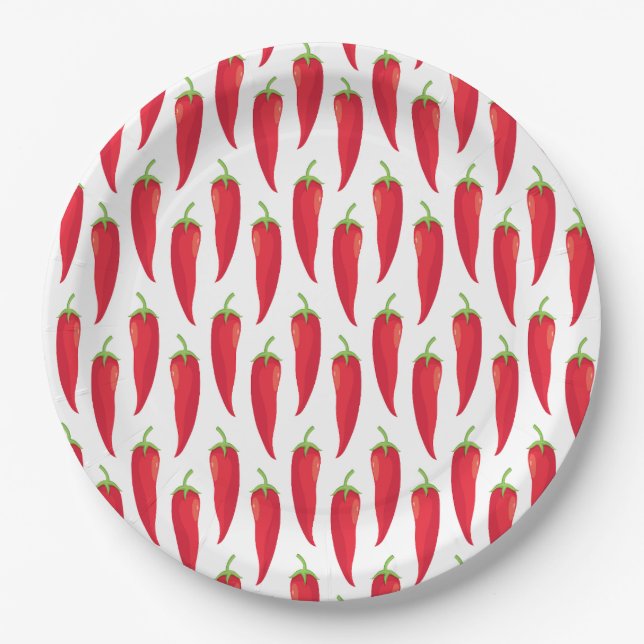 Chillies Paper Plate (Front)