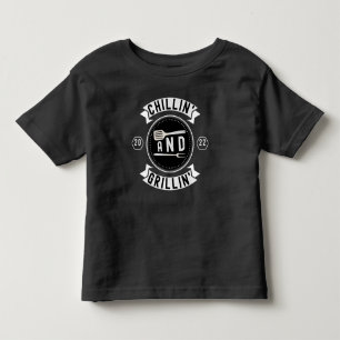 Chillin and Grillin Funny Outdoor Summer BBQ Toddler T-Shirt