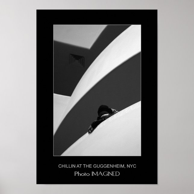 CHILLIN' AT THE GUGGENHEIM, NYC, NY, US POSTER (Front)