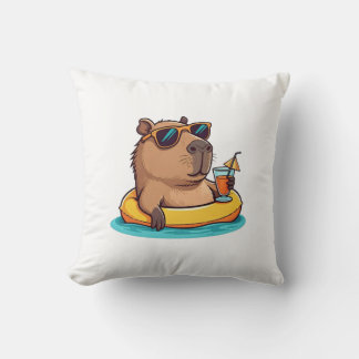 Chillin' Capybara Cushion