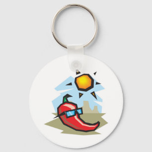 chillin chilli pepper key ring